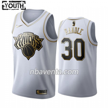 Camiseta Niños New York Knicks Julius Randle 30 2019-20 Nike Blanco Golden Edition Swingman Camiseta Niños New York Knicks Julius Randle 30 2019-20 Nike Blanco Golden Edition Swingman